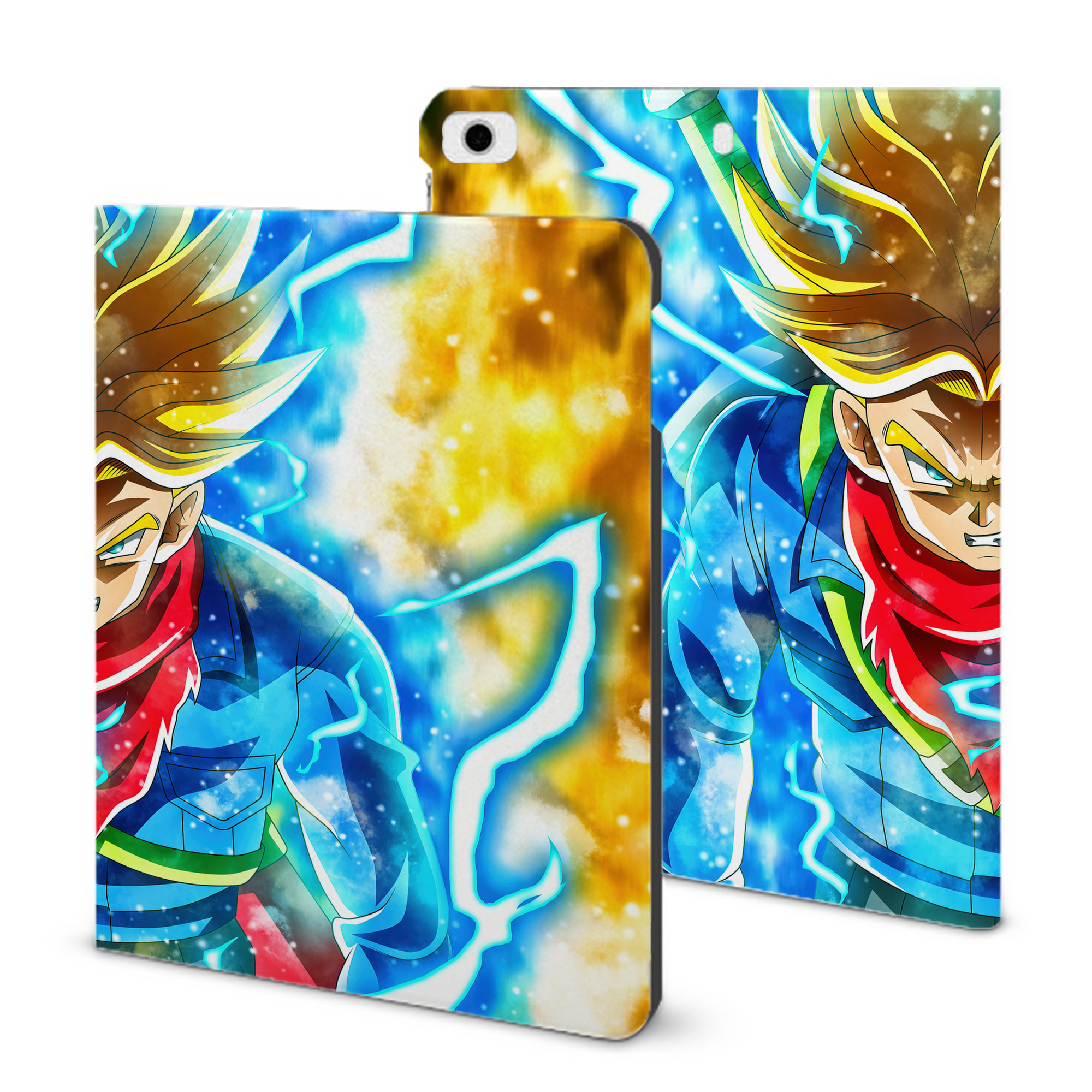 （画像用） ドラゴンボール DRAGON BALL IPad ケース ブック型 PUレザー TPU 耐衝撃 軽量 薄型 ペン収納なし 全面保護 IPad 各モデル対応